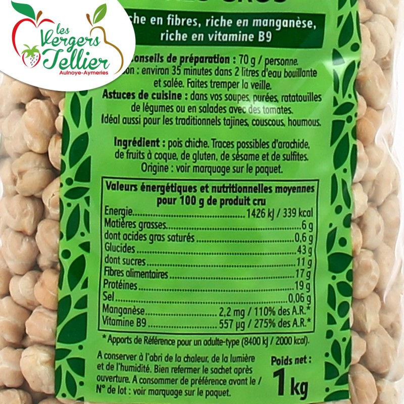 Pois Chiches, 1 Kg