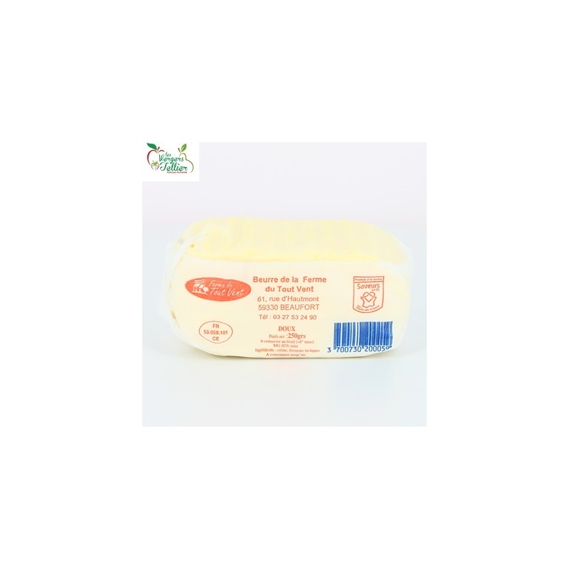 Beurre doux 250g