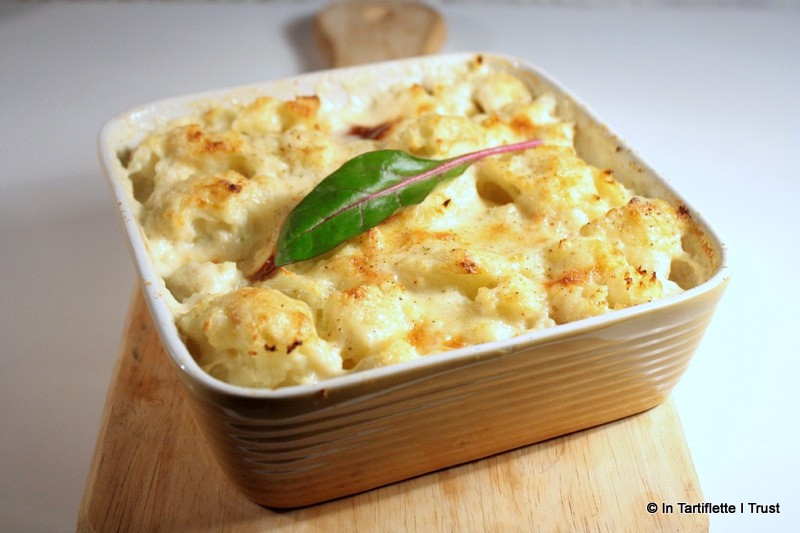 Gratin de chou-fleur au maroilles